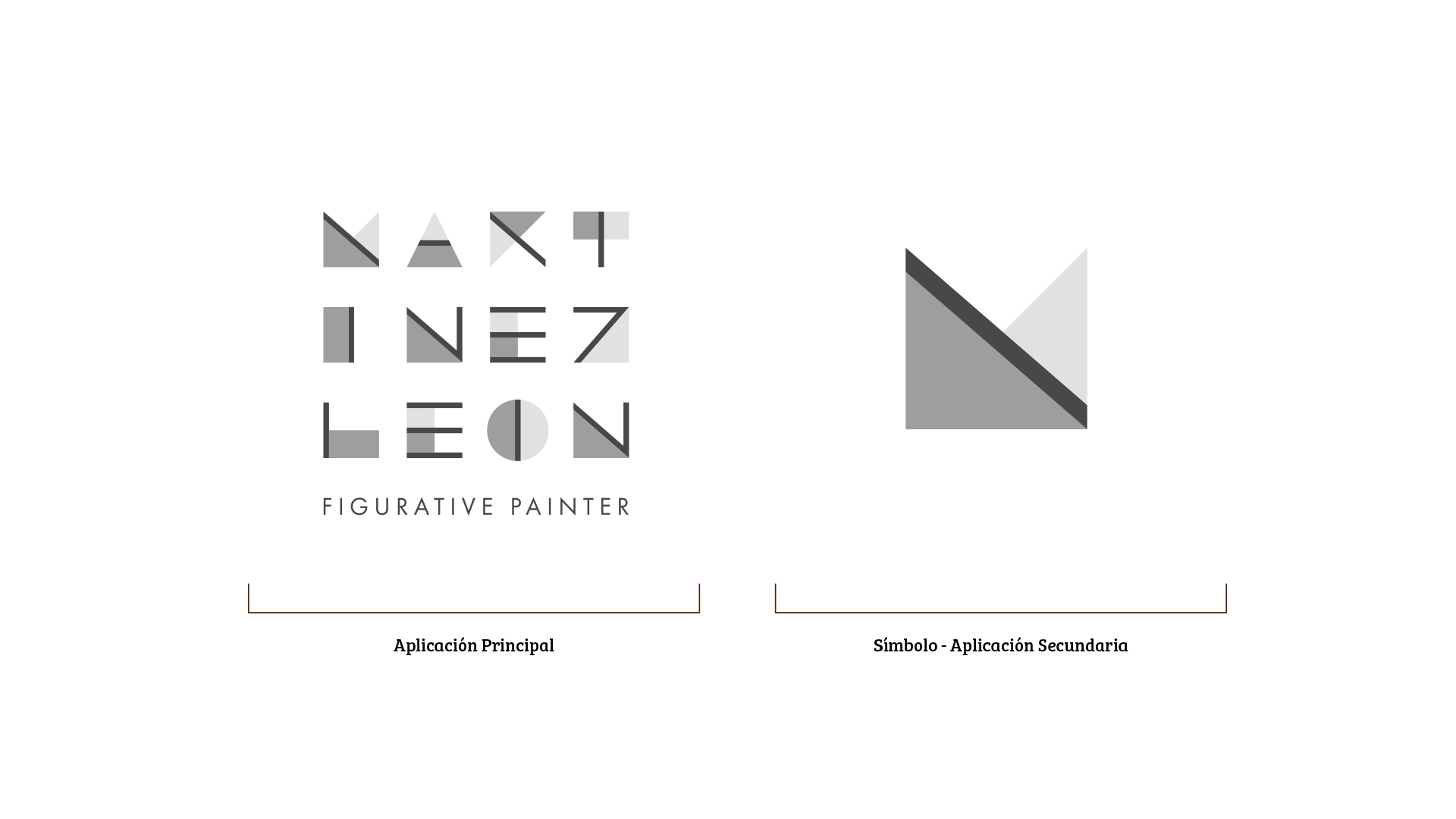 Martínez León - Versión Principal y Secundaria del Logo